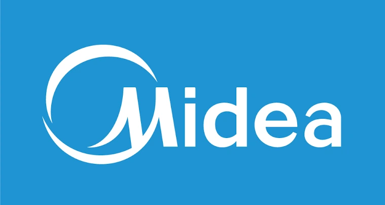 Logomarca Midea, assistência técnica em Palmas