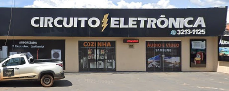 Fachada da loja da Circuito Eletrônica, no Centro de Palmas–TO